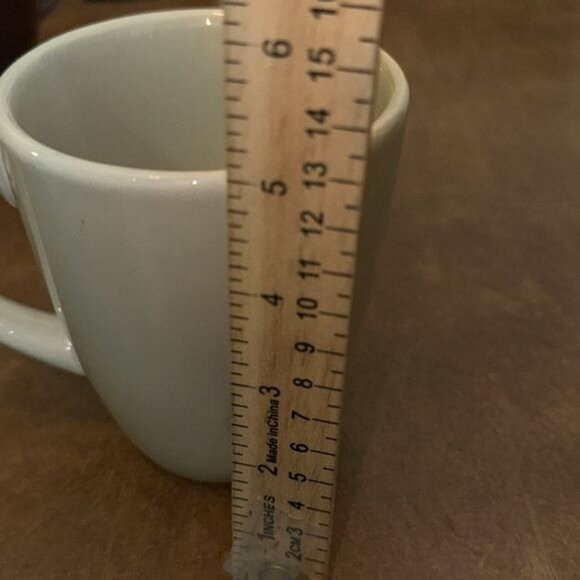 JCP Home Ivory Ceramic Mug 15 Oz Dishwasher & Microwave Safe - Picture 4 of 5